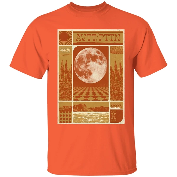 the avett brothers at moody center atx on may 14 2026 poster shirt orange