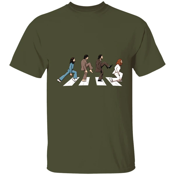 The Beatles Abbey Road Ministry Of Silly Walks Black Shirt - Image 3