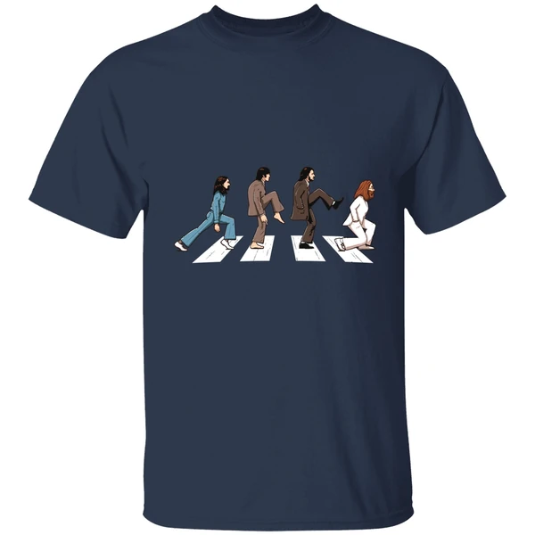 The Beatles Abbey Road Ministry Of Silly Walks Black Shirt - Image 4