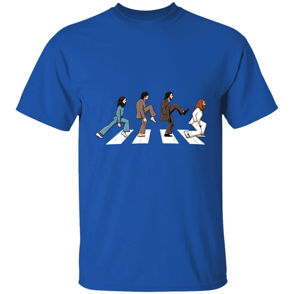 The Beatles Abbey Road Ministry Of Silly Walks Black Shirt - Image 7