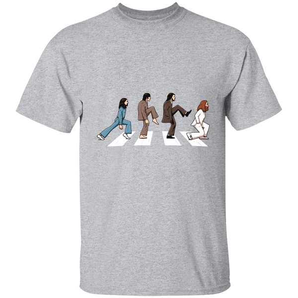 The Beatles Abbey Road Ministry Of Silly Walks Black Shirt - Image 8