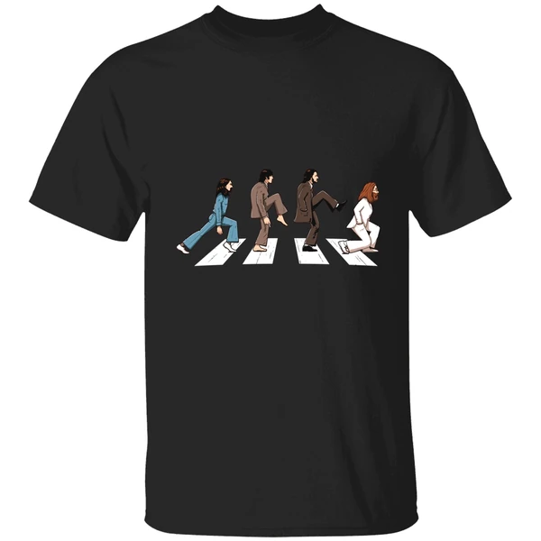 The Beatles Abbey Road Ministry Of Silly Walks Black Shirt - Image 9