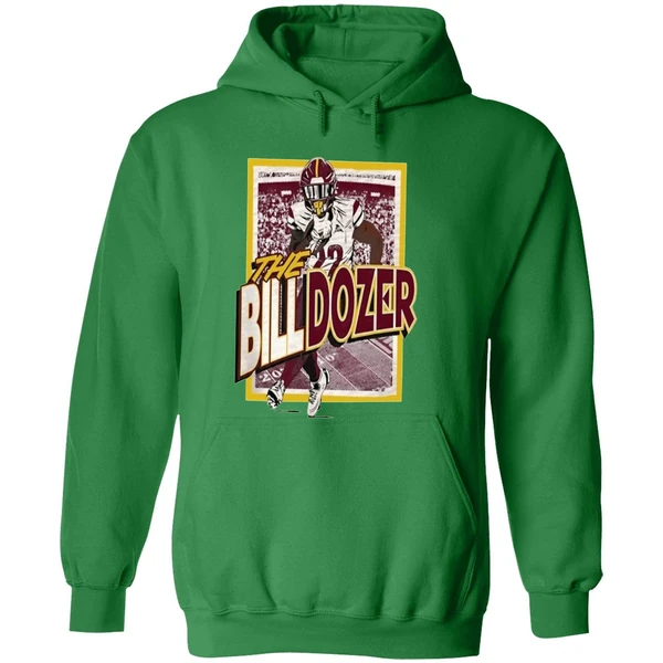 The Billdozer Jacory Croskey Merritt Washington Commanders Hoodie - Image 2