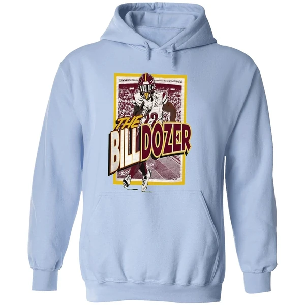 The Billdozer Jacory Croskey Merritt Washington Commanders Hoodie - Image 4