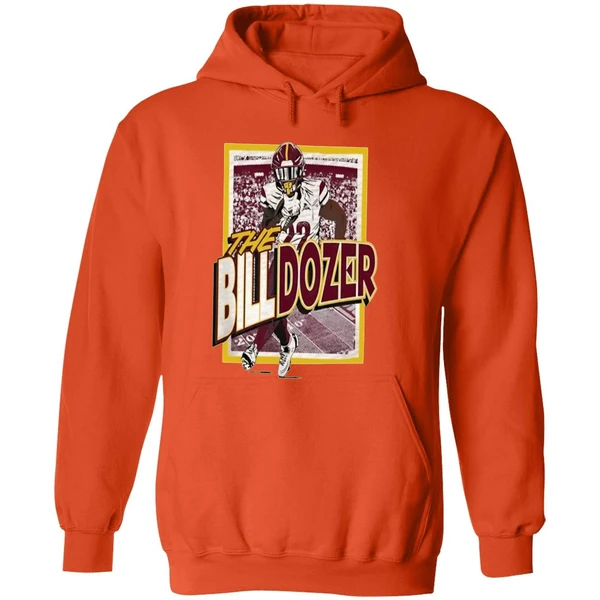 The Billdozer Jacory Croskey Merritt Washington Commanders Hoodie - Image 6