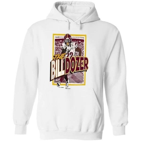 The Billdozer Jacory Croskey Merritt Washington Commanders Hoodie - Image 8