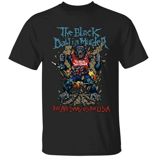 The Black Dahlia Murder The Ape Smashes The Usa Cities Tour Schedule Shirt