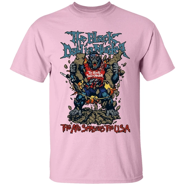 the black dahlia murder the ape smashes the usa cities tour schedule shirt lightpink