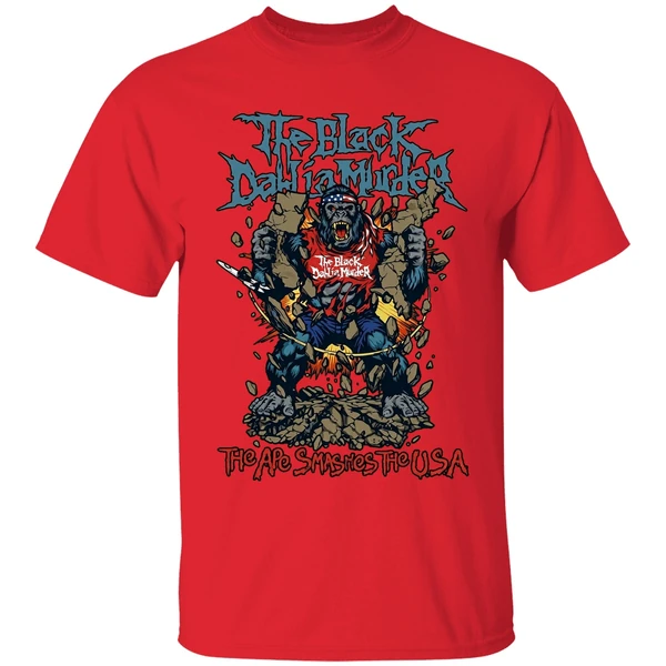 The Black Dahlia Murder The Ape Smashes The Usa Cities Tour Schedule Shirt - Image 7