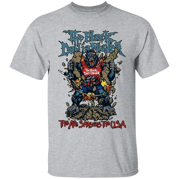 The Black Dahlia Murder The Ape Smashes The Usa Cities Tour Schedule Shirt - Image 9