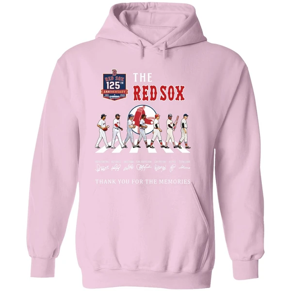The Boston Red Sox 125th Anniversary Season Thank You For The Memories Hoodie - Image 5