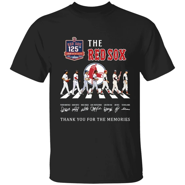 The Boston Red Sox 125th Anniversary Season Thank You For The Memories Shirt
