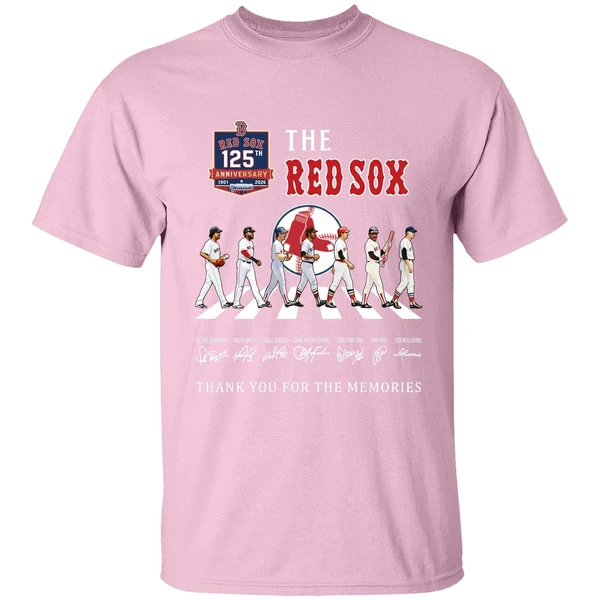 The Boston Red Sox 125th Anniversary Season Thank You For The Memories Shirt - Image 3