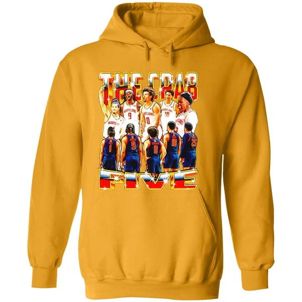 The Crab Five Maryland Terrapins Graphic Hoodie