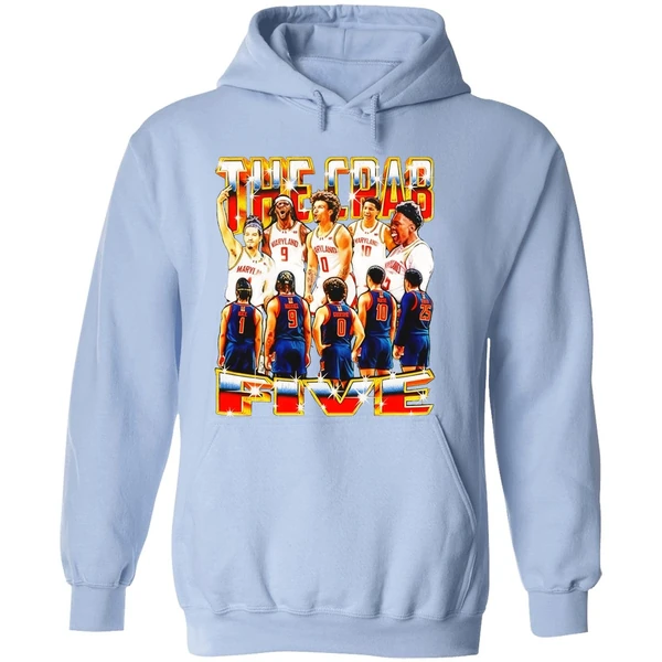 The Crab Five Maryland Terrapins Graphic Hoodie - Image 4