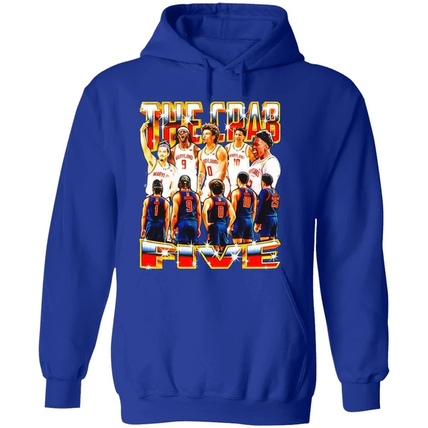The Crab Five Maryland Terrapins Graphic Hoodie - Image 7