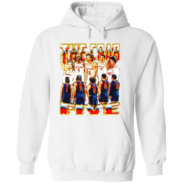 The Crab Five Maryland Terrapins Graphic Hoodie - Image 8