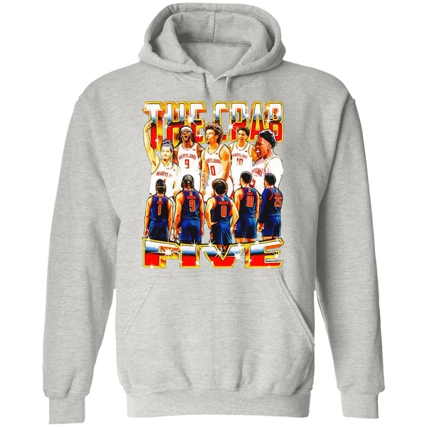 The Crab Five Maryland Terrapins Graphic Hoodie - Image 9