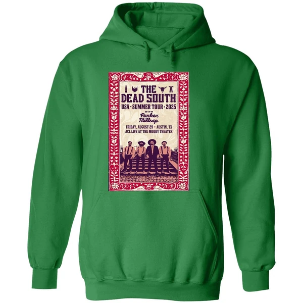 The Dead South Tour Austin Texas Aug 29 2025 Poster Hoodie - Image 2