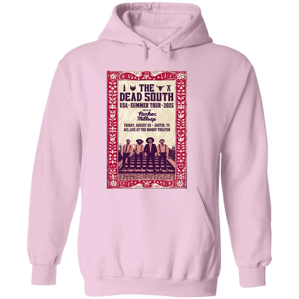 The Dead South Tour Austin Texas Aug 29 2025 Poster Hoodie - Image 5