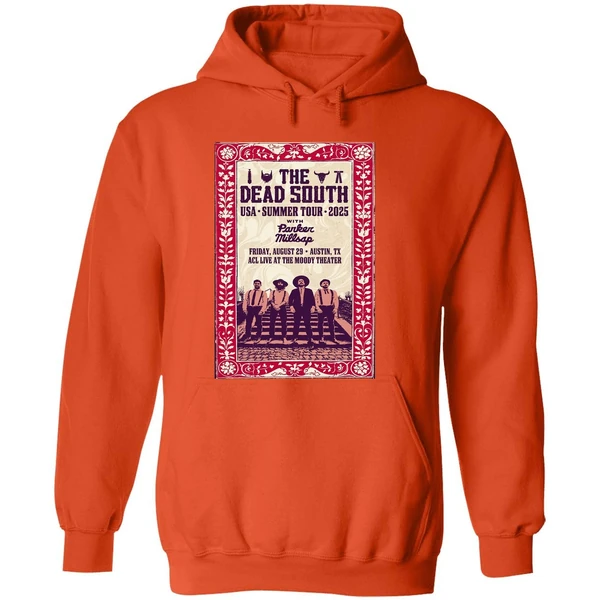 The Dead South Tour Austin Texas Aug 29 2025 Poster Hoodie - Image 6