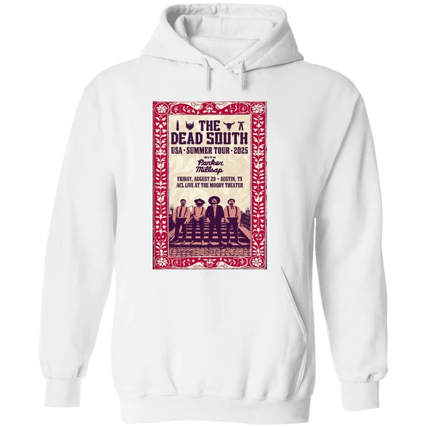The Dead South Tour Austin Texas Aug 29 2025 Poster Hoodie - Image 8
