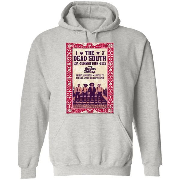 The Dead South Tour Austin Texas Aug 29 2025 Poster Hoodie - Image 9