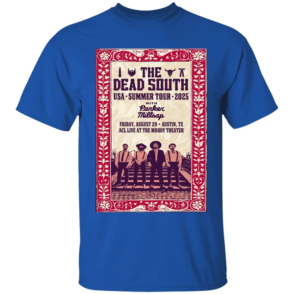 The Dead South Tour Austin Texas Aug 29 2025 Poster Shirt - Image 5