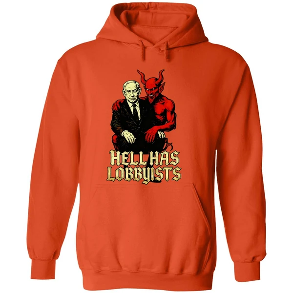 The Devil Benjamin Netanyahu Hell Has Lobbyists Hoodie - Image 6