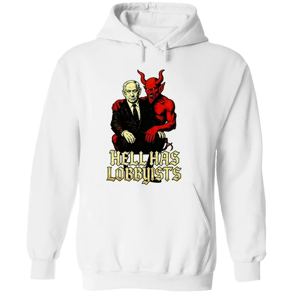 The Devil Benjamin Netanyahu Hell Has Lobbyists Hoodie - Image 8