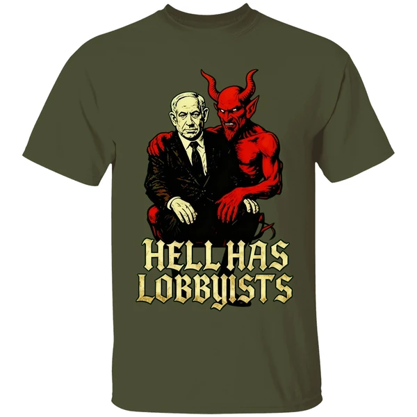 The Devil Benjamin Netanyahu Hell Has Lobbyists Shirt - Image 3
