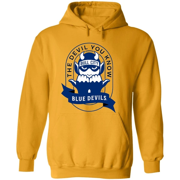 The Devil You Know Bull City Duke Blue Devils Hoodie