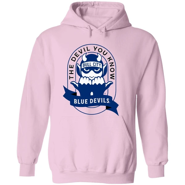 The Devil You Know Bull City Duke Blue Devils Hoodie - Image 5