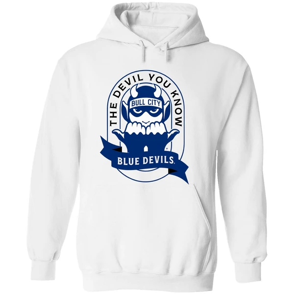 The Devil You Know Bull City Duke Blue Devils Hoodie - Image 8