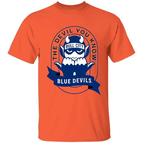The Devil You Know Bull City Duke Blue Devils Shirt - Image 5