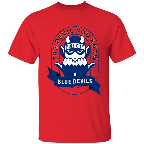 The Devil You Know Bull City Duke Blue Devils Shirt - Image 6