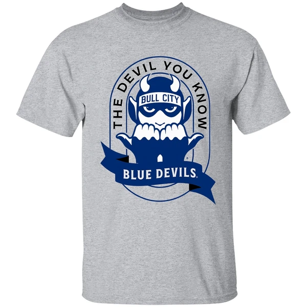 The Devil You Know Bull City Duke Blue Devils Shirt