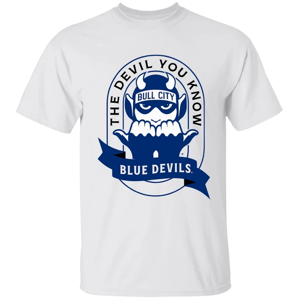 The Devil You Know Bull City Duke Blue Devils Shirt - Image 9