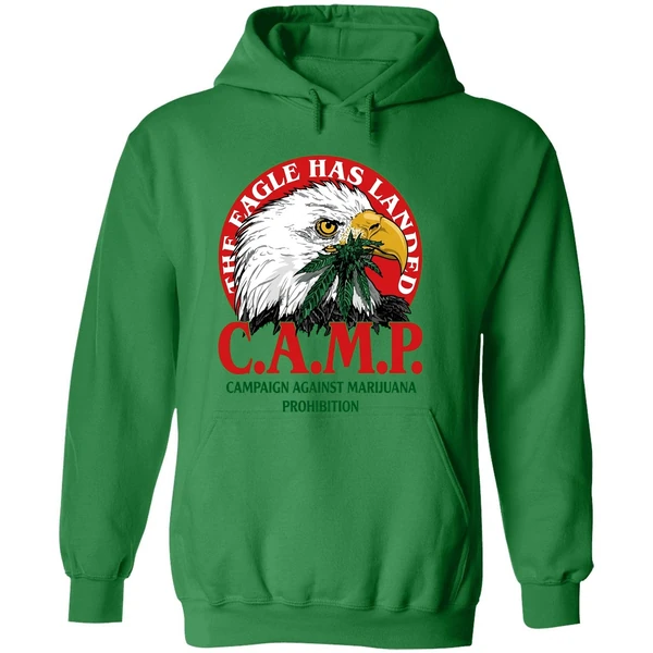 The Eagle Has Landed Camp Campaign Against Marijuana Prohibition Hoodie - Image 2