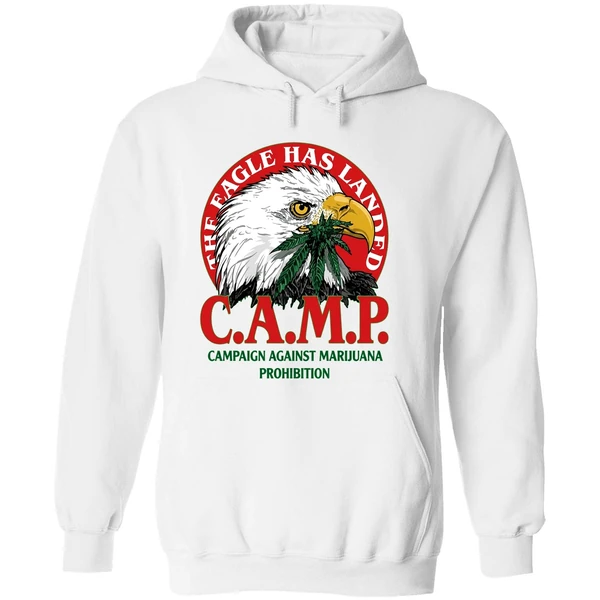 The Eagle Has Landed Camp Campaign Against Marijuana Prohibition Hoodie - Image 8