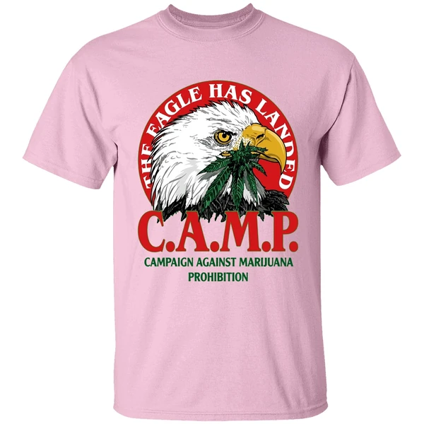 The Eagle Has Landed Camp Campaign Against Marijuana Prohibition Shirt - Image 2