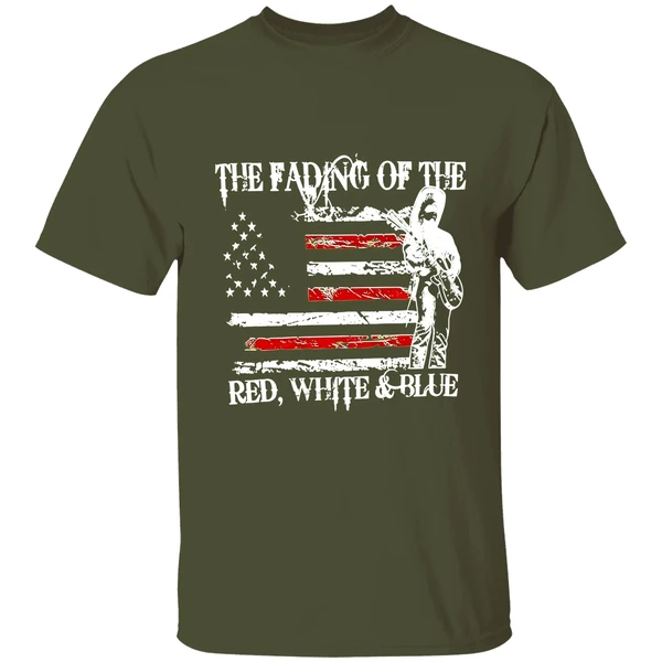 The Fading Of The Red White And Blue Shirt Anti Fascism Shirt - Image 3