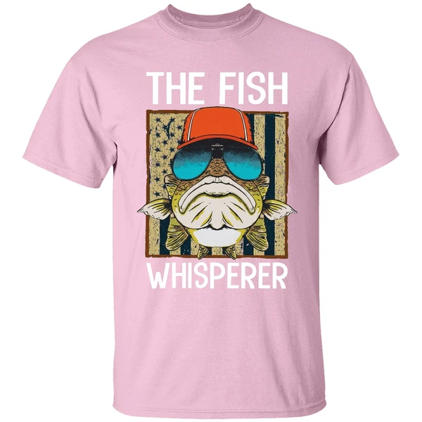 the fish whisperer shirt lightpink