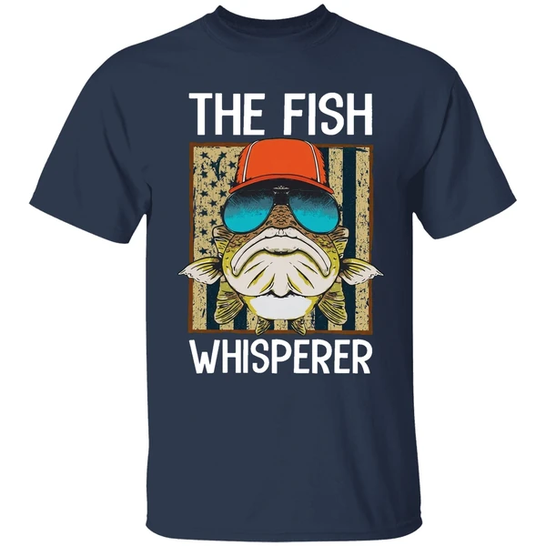 the fish whisperer shirt navy