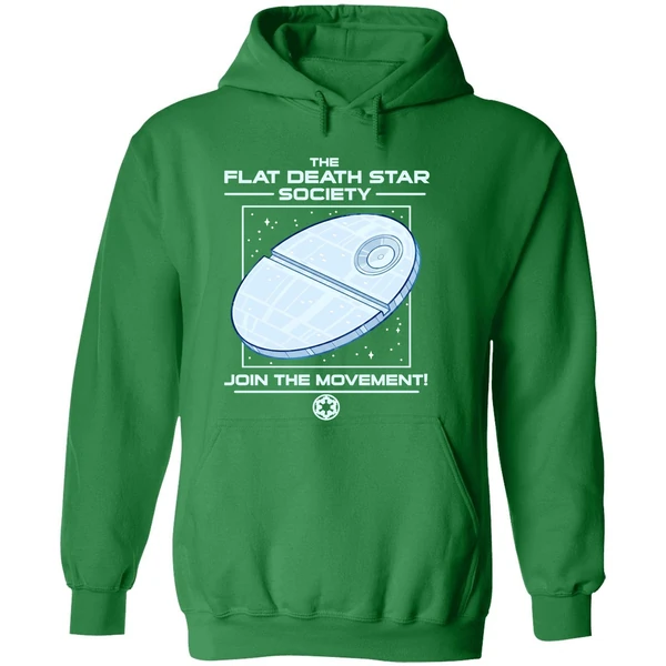 The Flat Death Star Society Join The Movement Star Wars Hoodie - Image 2