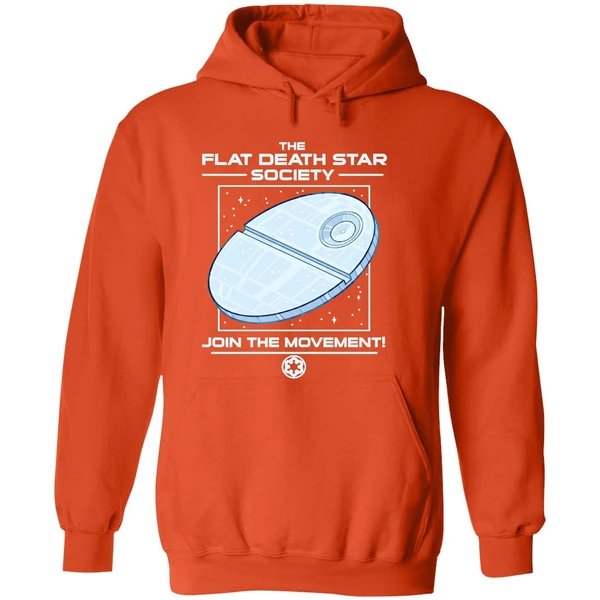 The Flat Death Star Society Join The Movement Star Wars Hoodie - Image 6