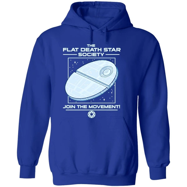 The Flat Death Star Society Join The Movement Star Wars Hoodie - Image 7