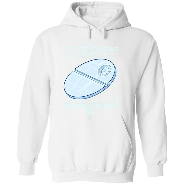 The Flat Death Star Society Join The Movement Star Wars Hoodie - Image 8