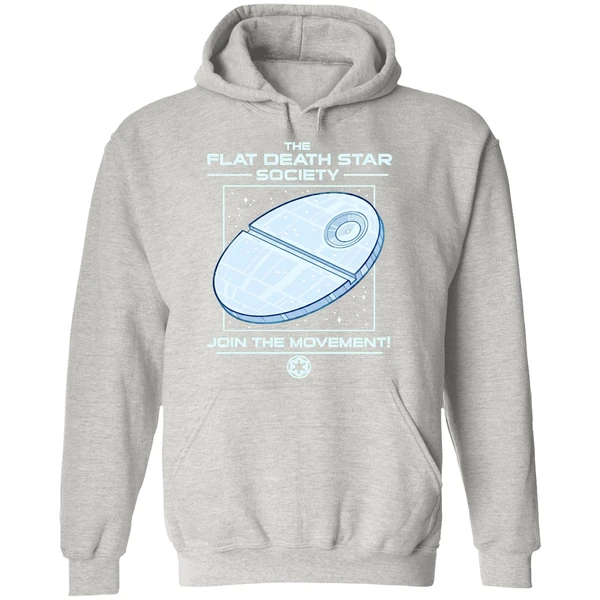 The Flat Death Star Society Join The Movement Star Wars Hoodie - Image 9