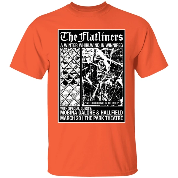 the flatliners march 20 2026 winnipeg canada shirt orange